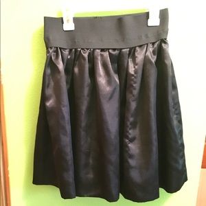 Black skater skirt